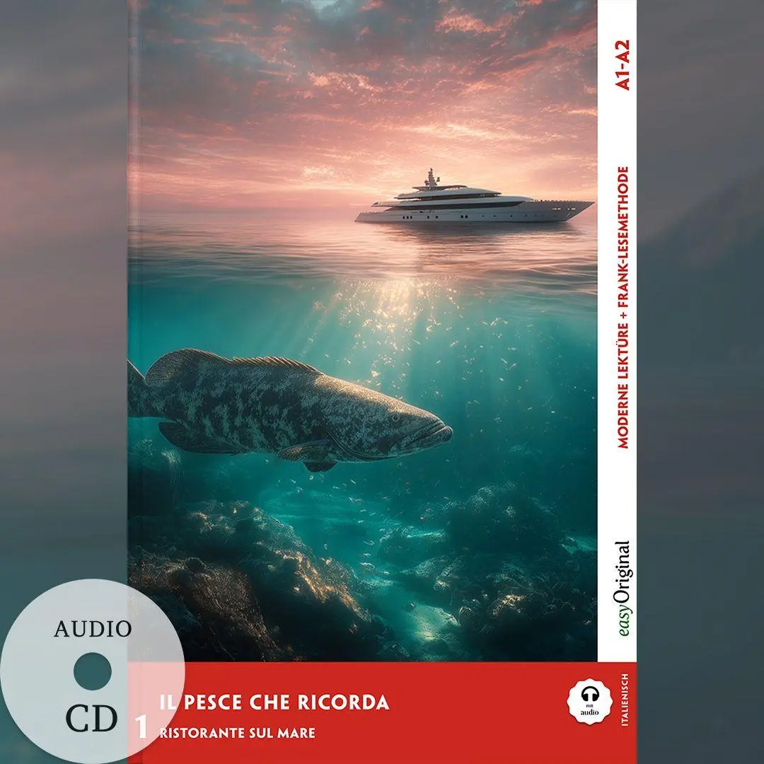 Cover: 9783991682332 | Il pesce che ricorda - Italienische Krimi-Lektüre A1-A2 (+ Audio-CD)