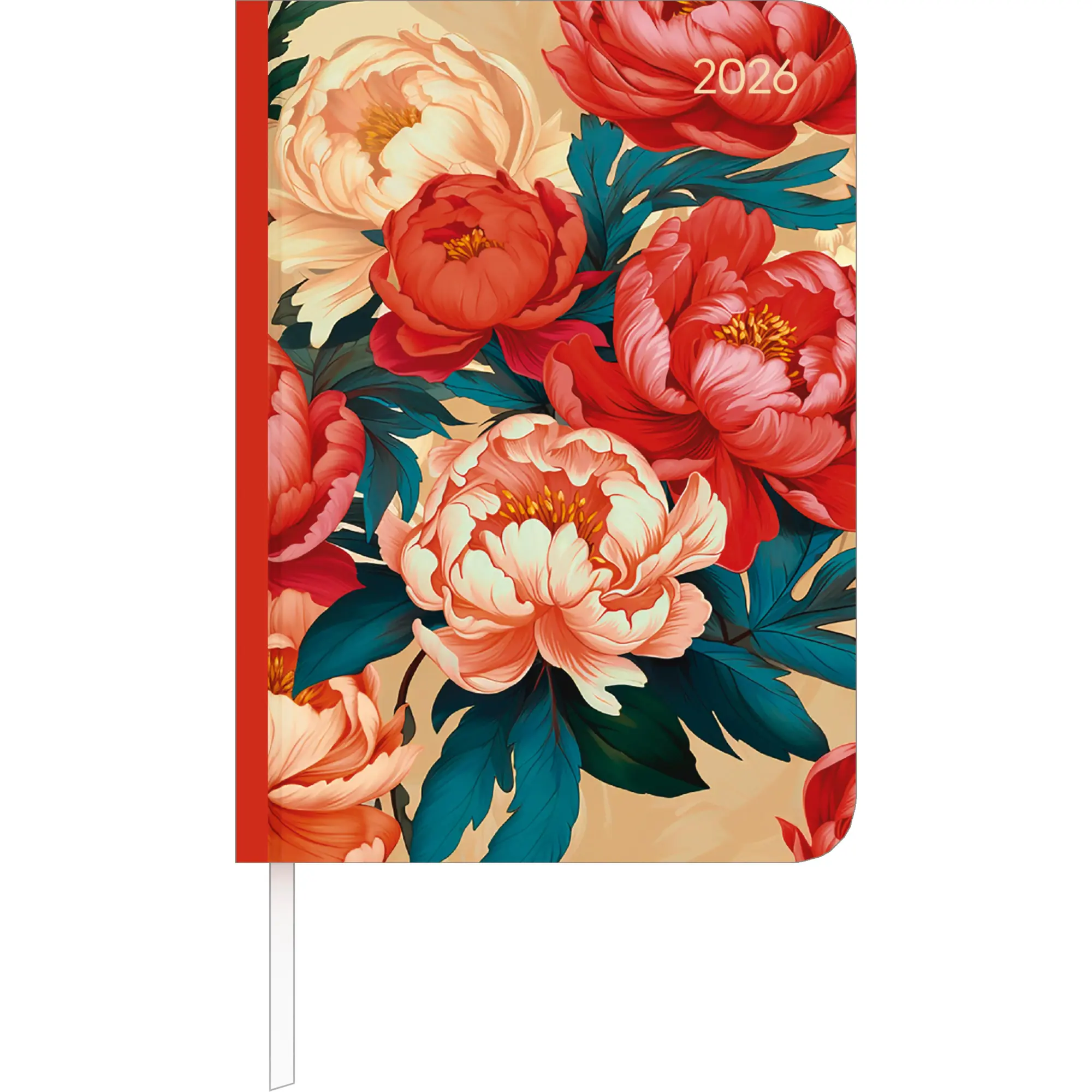 Cover: 4069095002432 | Lady Journal Roses 2025 - Rose - Taschenkalender A6 (10,7x15,2 cm)...