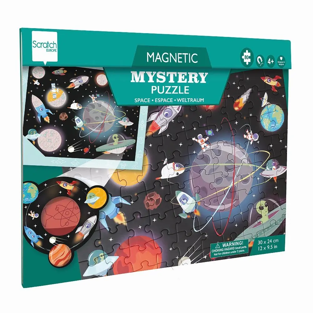 Cover: 5414561812432 | SCRATCH - Magnetisches Entdeckerpuzzle Weltraum | Spiel | 276181243