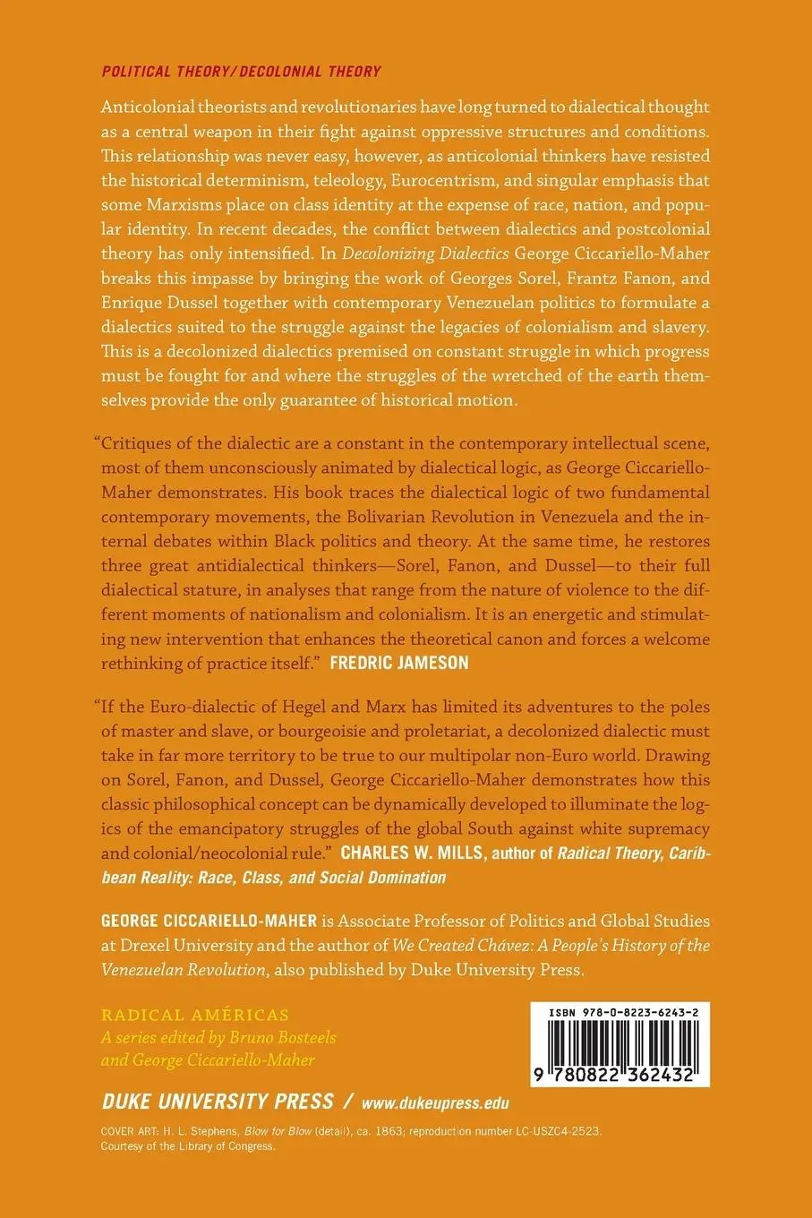 Rückseite: 9780822362432 | Decolonizing Dialectics | Geo Maher | Taschenbuch | Englisch | 2017