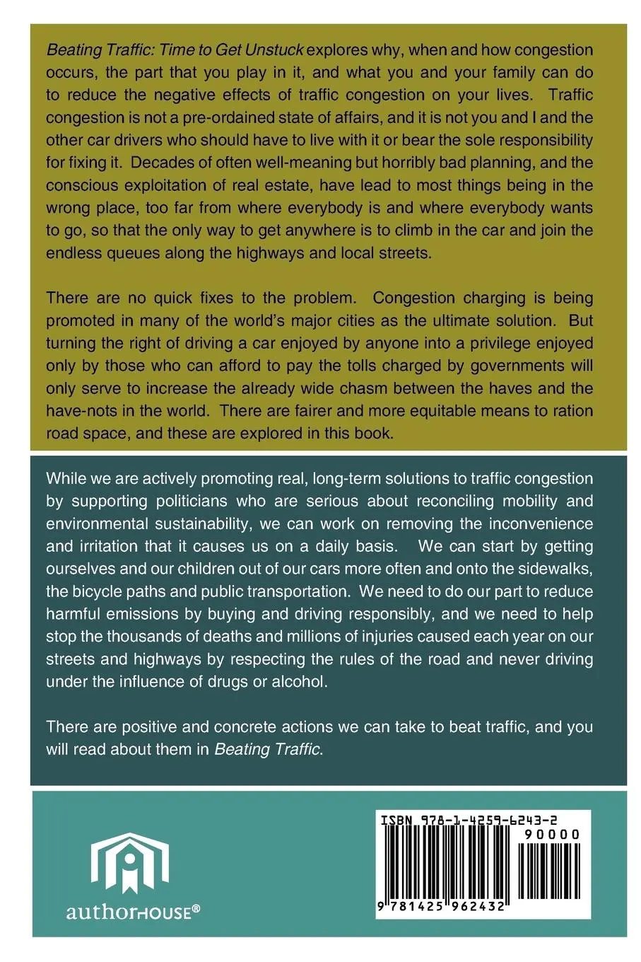 Rückseite: 9781425962432 | Beating Traffic | Time to Get Unstuck | Michael L. Sena | Taschenbuch