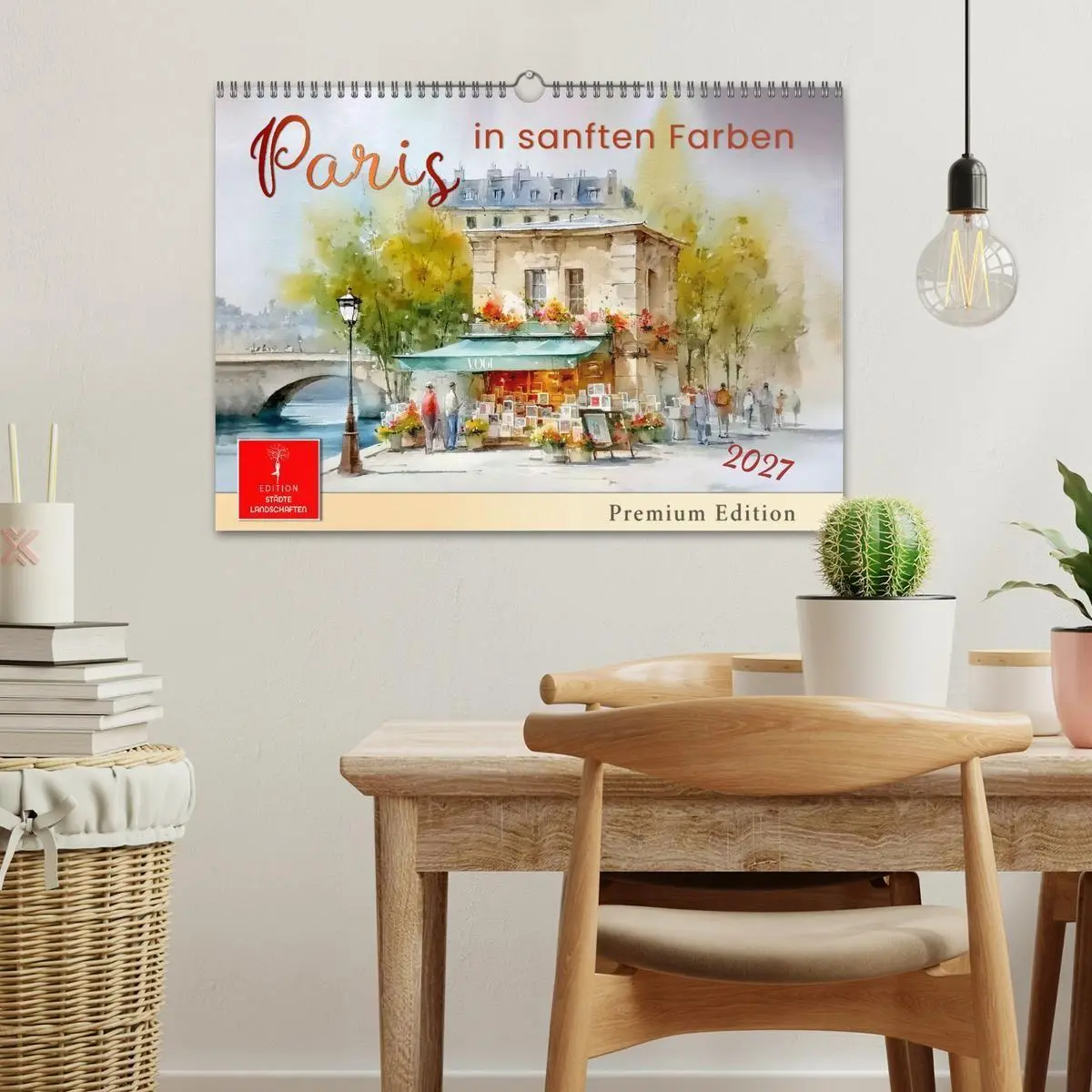 Bild: 9783516772432 | Paris in sanften Farben (Wandkalender 2027 DIN A3 quer), CALVENDO...