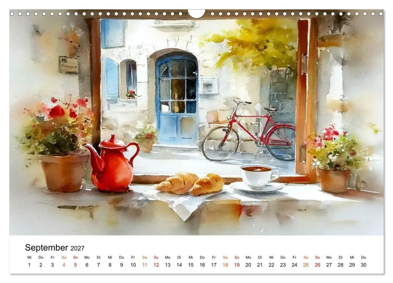 Bild: 9783516772432 | Paris in sanften Farben (Wandkalender 2027 DIN A3 quer), CALVENDO...