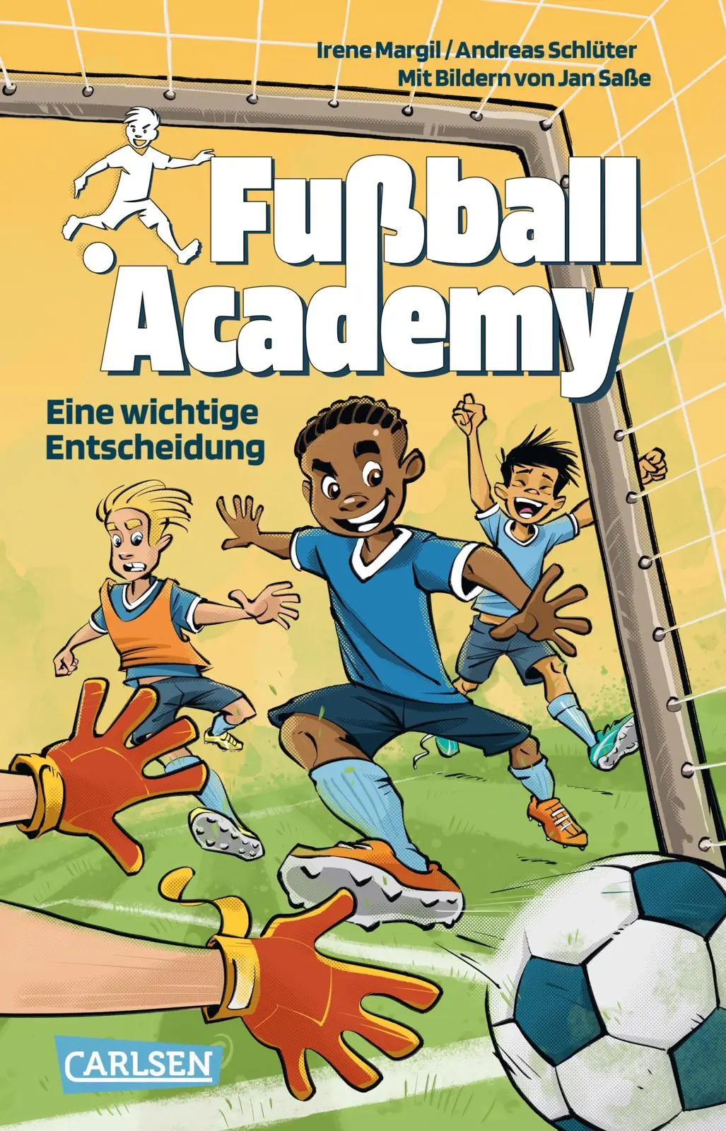 Cover: 9783551322432 | Fußball Academy 1: Eine wichtige Entscheidung | Irene Margil (u. a.)