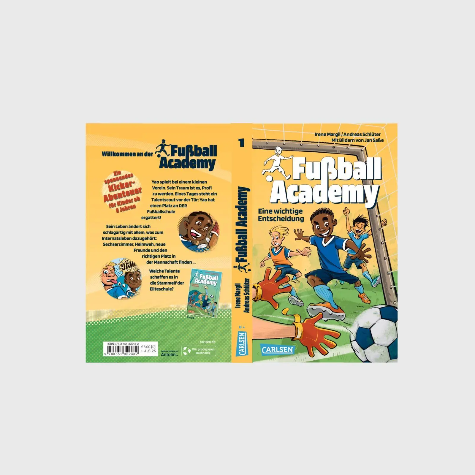 Bild: 9783551322432 | Fußball Academy 1: Eine wichtige Entscheidung | Irene Margil (u. a.)