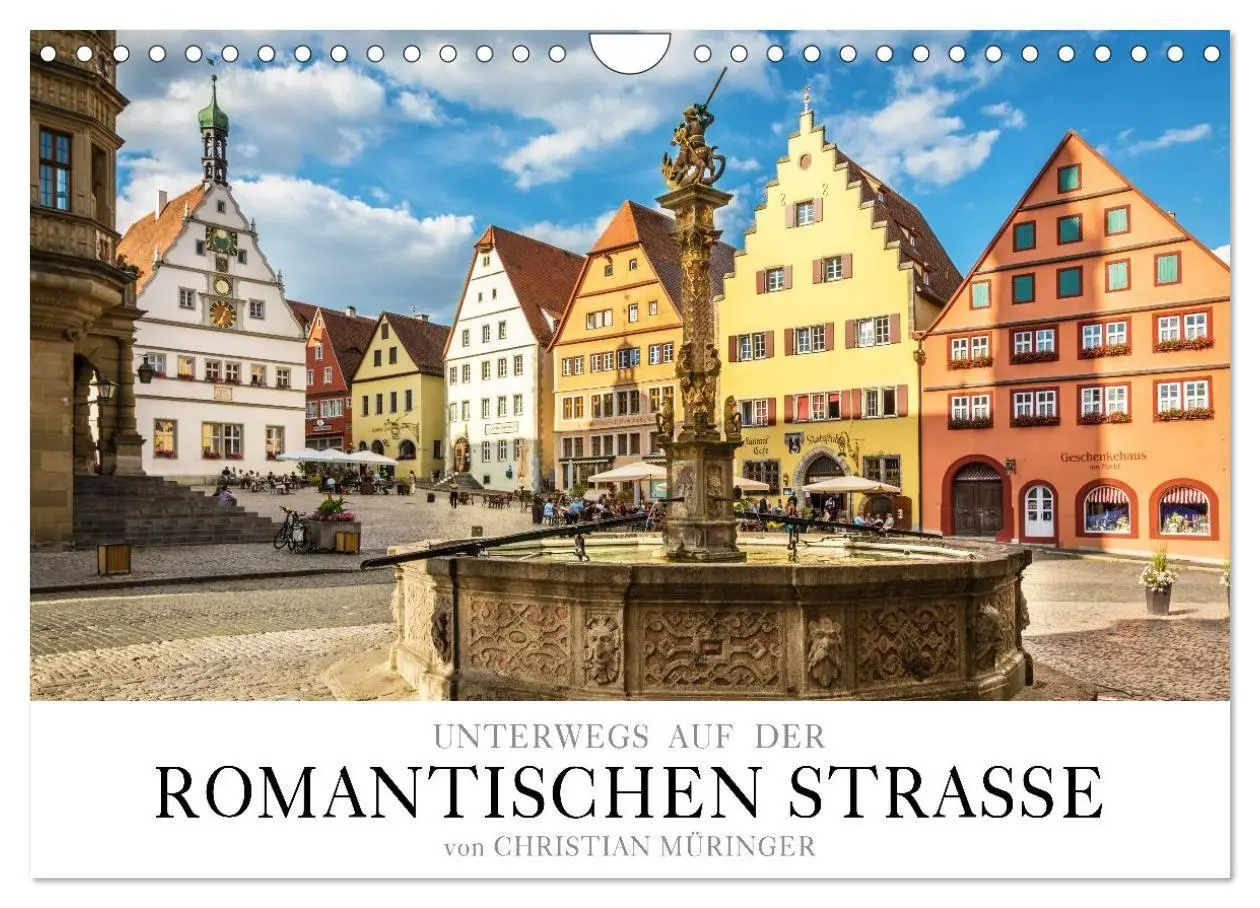 Cover: 9783594372432 | Unterwegs auf der Romantischen Strasse (Wandkalender 2027 DIN A4...