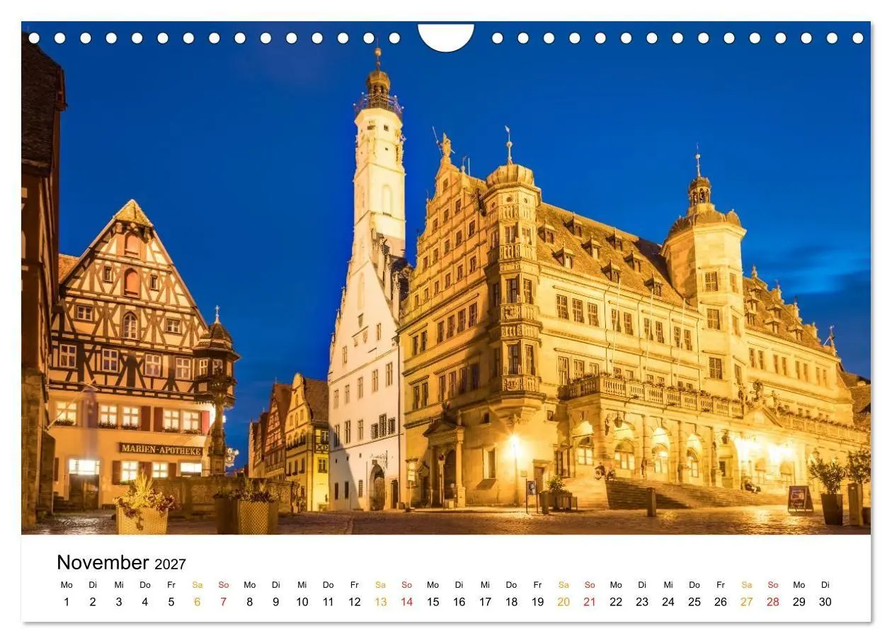 Bild: 9783594372432 | Unterwegs auf der Romantischen Strasse (Wandkalender 2027 DIN A4...