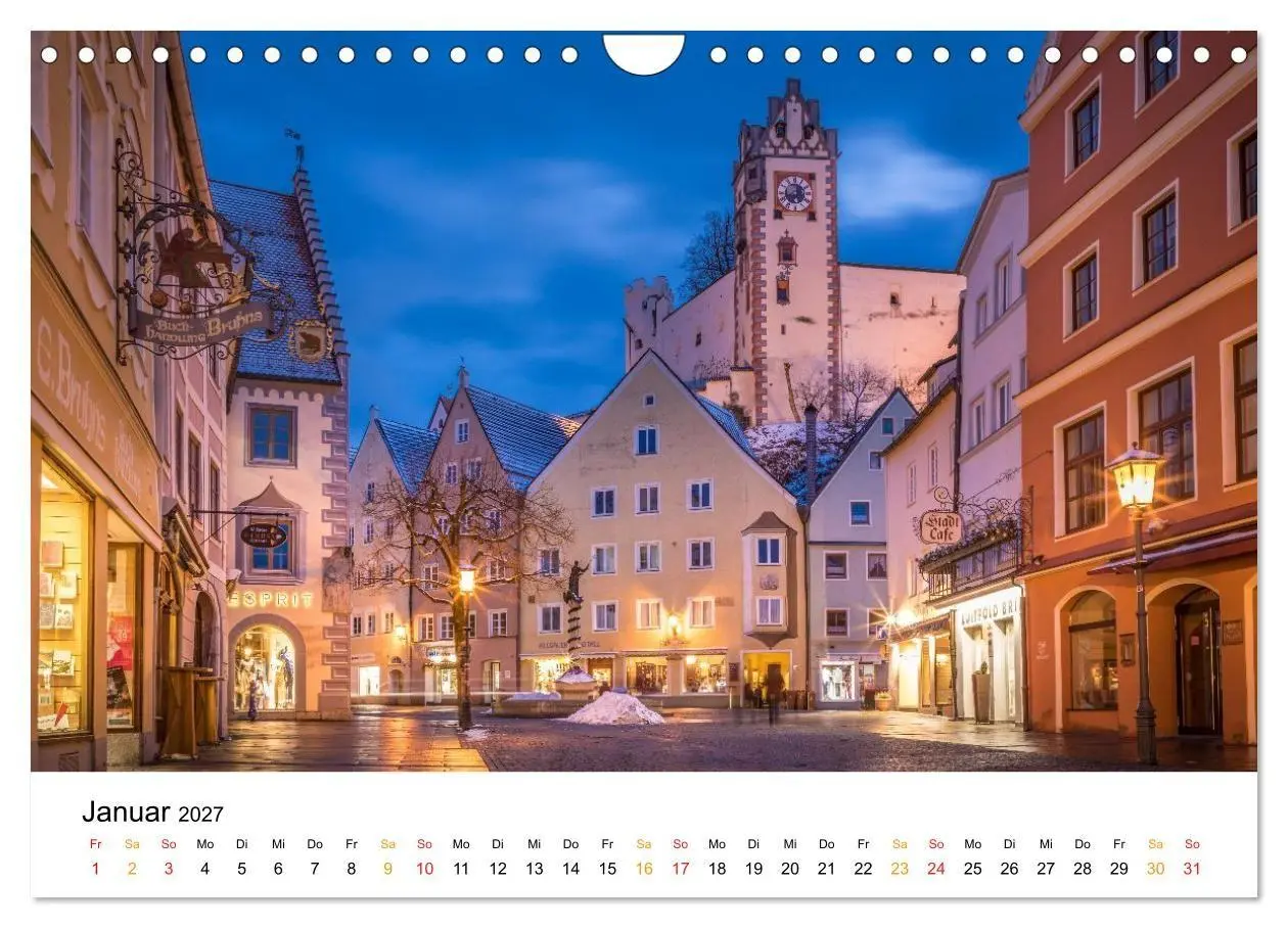 Bild: 9783594372432 | Unterwegs auf der Romantischen Strasse (Wandkalender 2027 DIN A4...