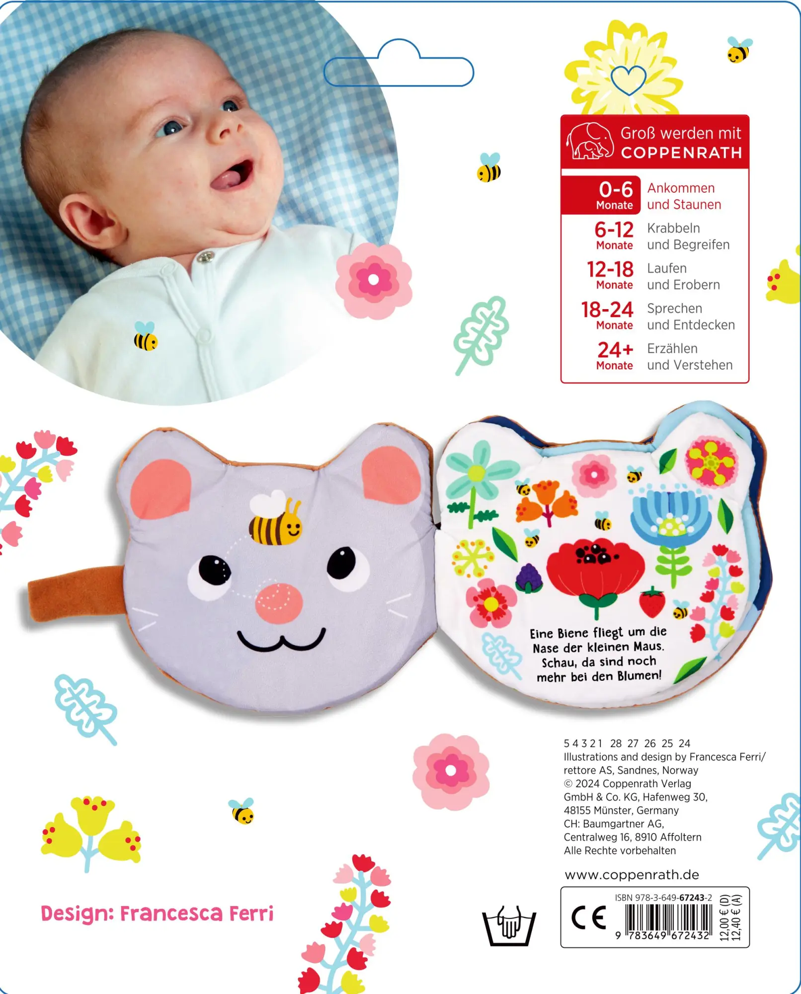 Rückseite: 9783649672432 | Mein allerliebstes Kuschelbuch: Hallo, kleiner Bär! | Francesca Ferri
