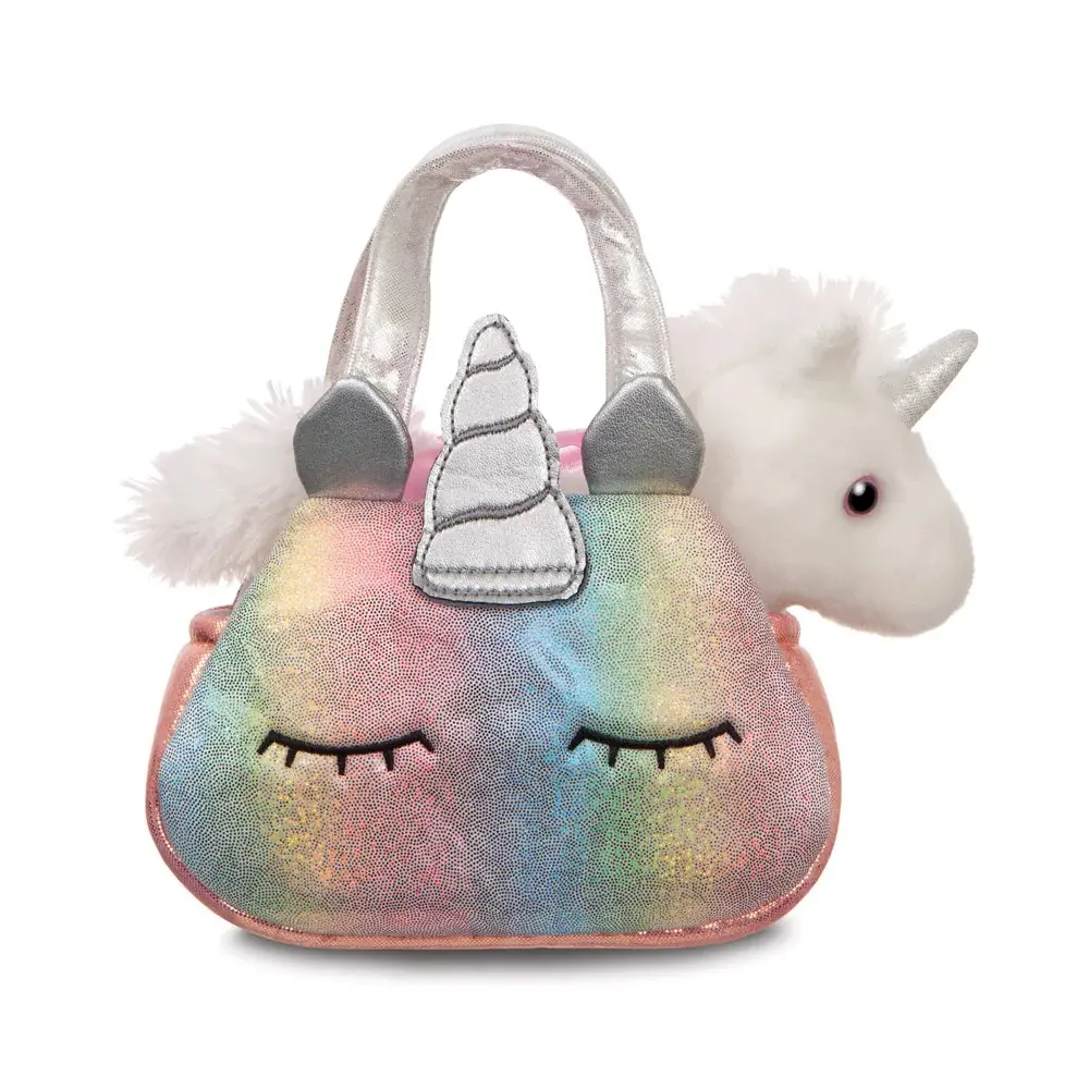 Cover: 5034566612532 | Aurora World 61253 - Fancy Pals Einhorn 20cm, Handtasche mit...