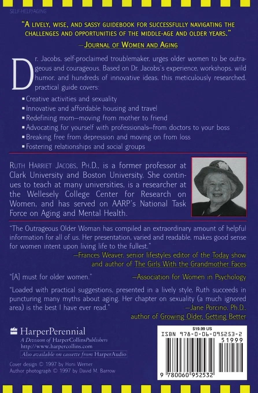 Rückseite: 9780060952532 | Be an Outrageous Older Woman | Ruth H Jacobs | Taschenbuch | Englisch