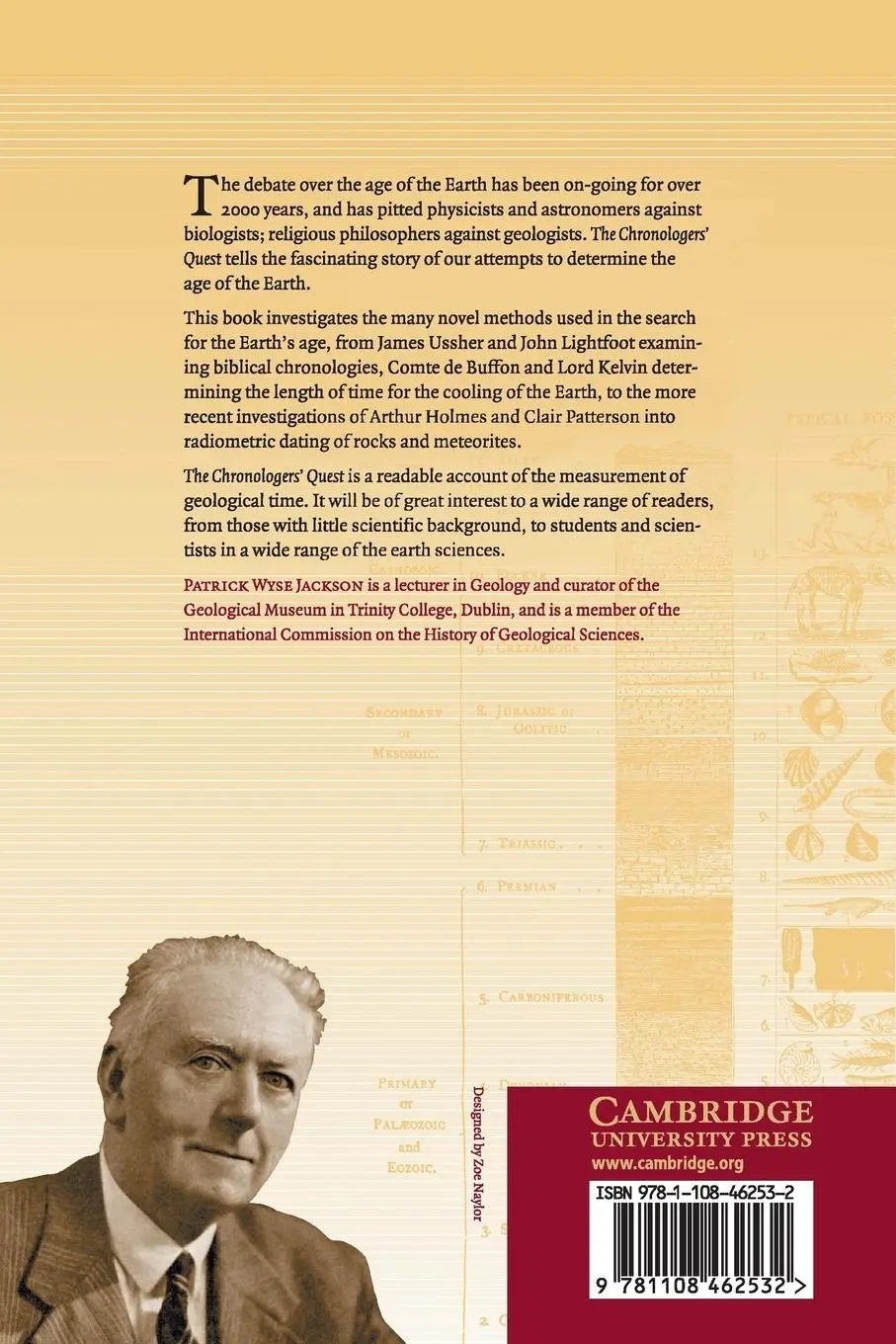 Rückseite: 9781108462532 | The Chronologers' Quest | Patrick Wyse Jackson | Taschenbuch | 2018