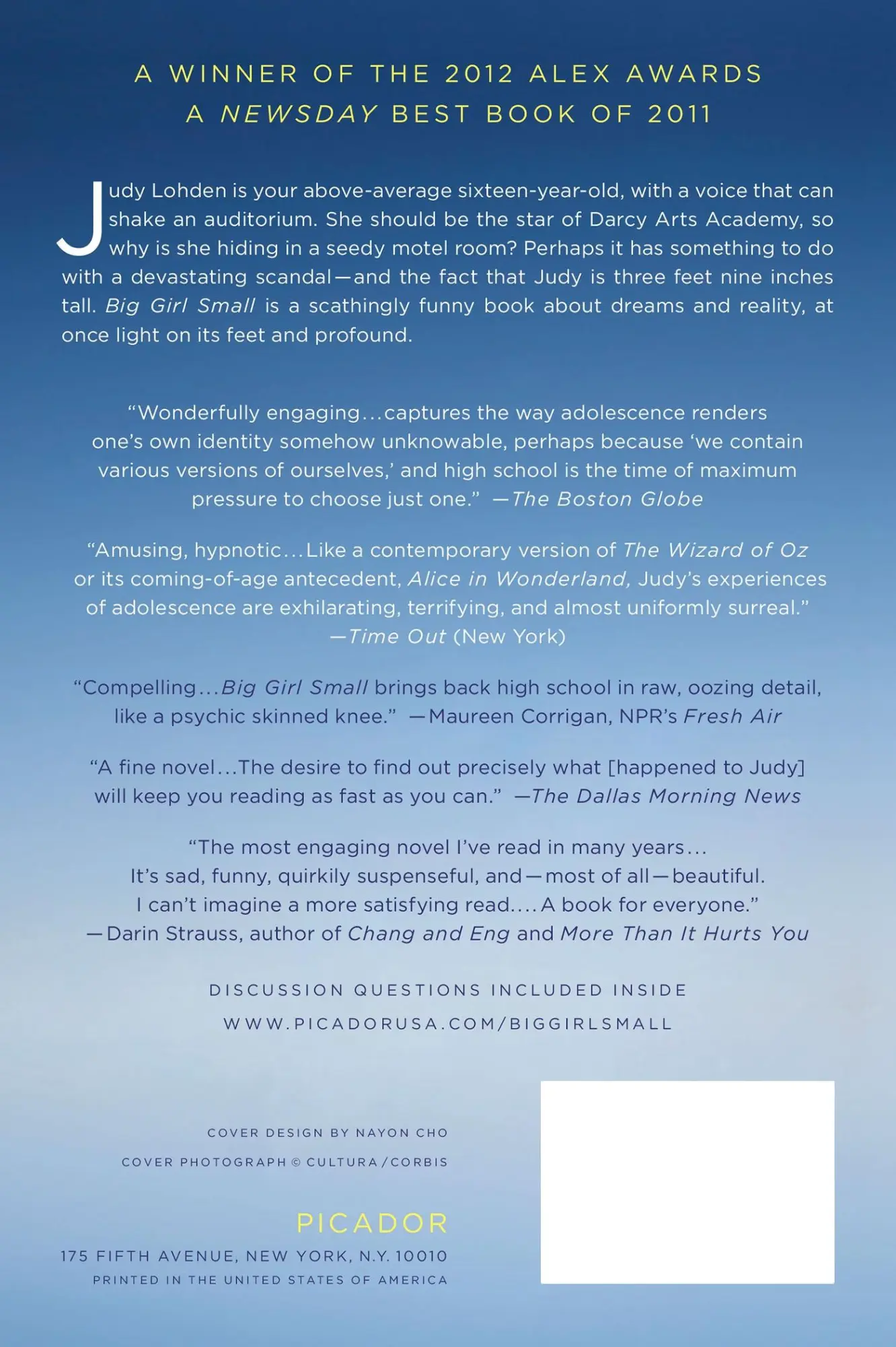 Rückseite: 9781250002532 | Big Girl Small | Rachel Dewoskin | Taschenbuch | 294 S. | Englisch