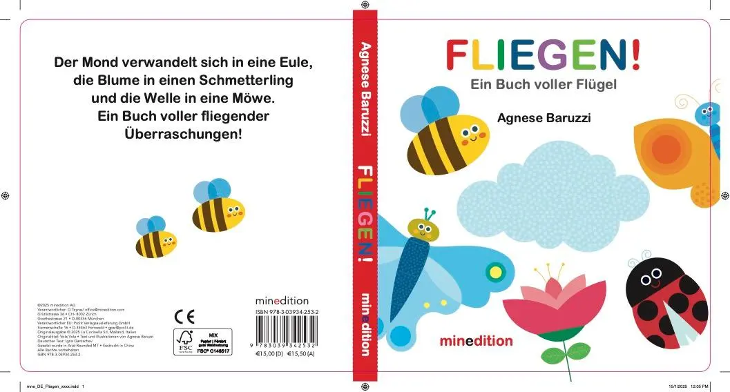 Rückseite: 9783039342532 | FLIEGEN! | Agnese Baruzzi | Buch | 12 S. | Deutsch | 2025