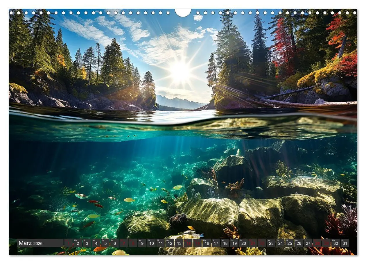 Bild: 9783457502532 | Kalte klare Welt (Wandkalender 2026 DIN A3 quer), CALVENDO...