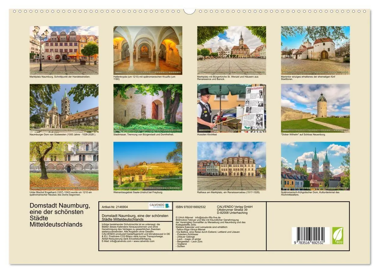 Bild: 9783516692532 | Domstadt Naumburg, eine der schönsten Städte Mitteldeutschlands...