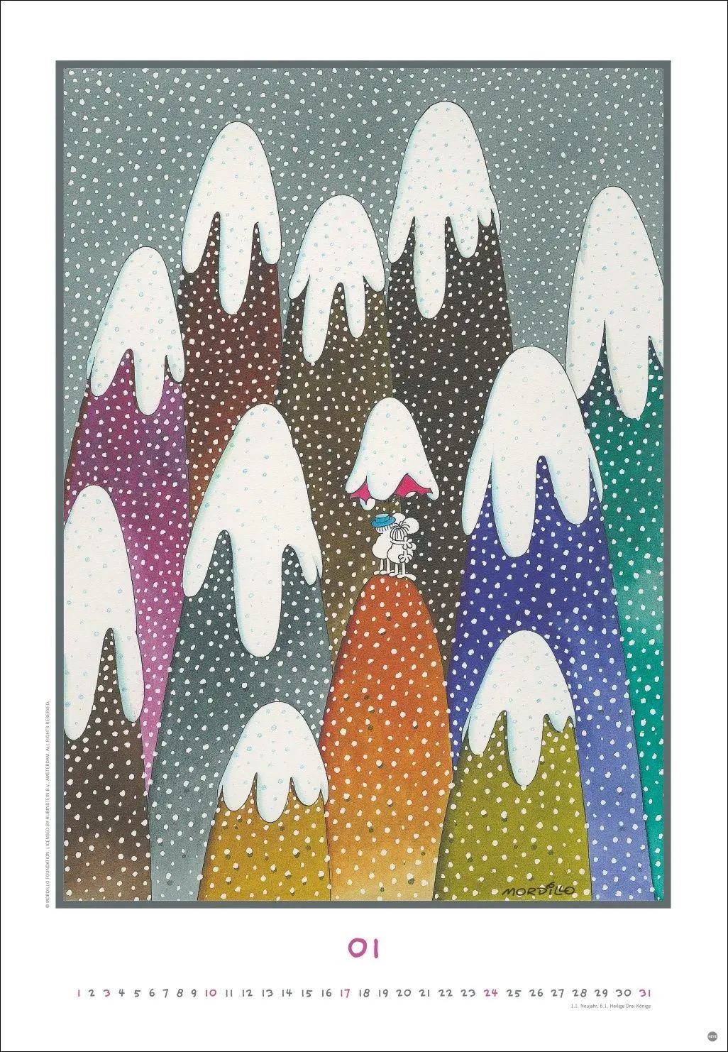 Bild: 9783756412532 | Mordillo Edition Kalender 2027 | Guillermo Mordillo | Kalender | 14 S.