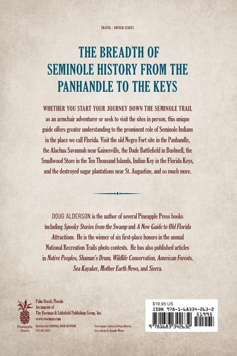 Rückseite: 9781683342632 | Traveling Florida's Seminole Trail | Doug Alderson | Taschenbuch