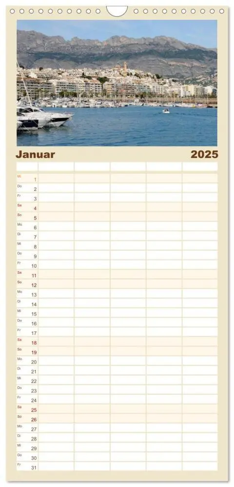 Bild: 9783457112632 | Familienplaner 2025 - Costa Blanca - Spaniens weiße Küste mit 5...