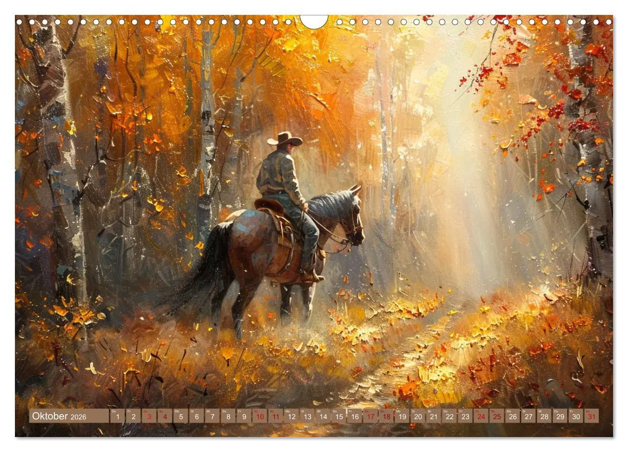 Bild: 9783457422632 | Pferde, Staub und Freiheit (Wandkalender 2026 DIN A3 quer),...