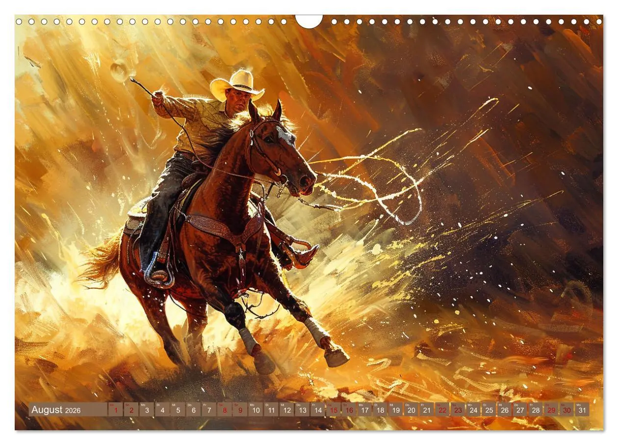 Bild: 9783457422632 | Pferde, Staub und Freiheit (Wandkalender 2026 DIN A3 quer),...