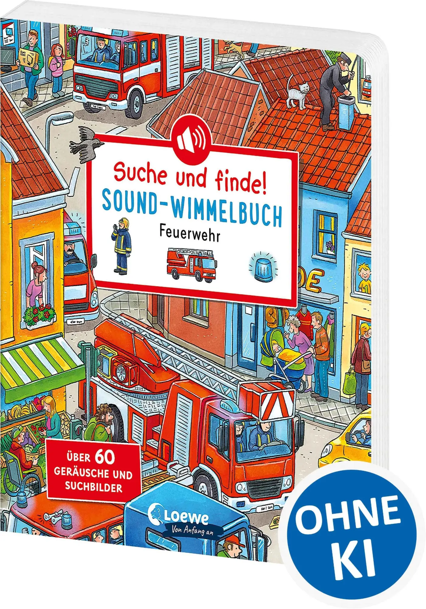 Cover: 9783743222632 | Suche und finde! Sound-Wimmelbuch - Feuerwehr | Joachim Krause | Buch