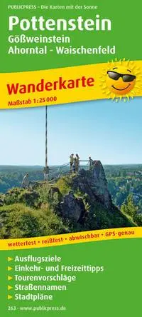 Cover: 9783899202632 | Wanderkarte Pottenstein, Gößweinstein - Ahorntal - Waischenfeld 1...