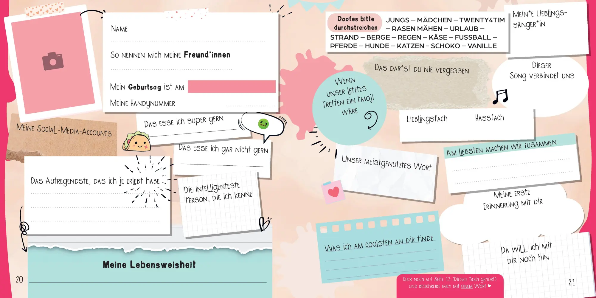 Bild: 9783960962632 | 4-ever mit euch | Ein Freundebuch von twenty4tim | Twenty4tim | Buch
