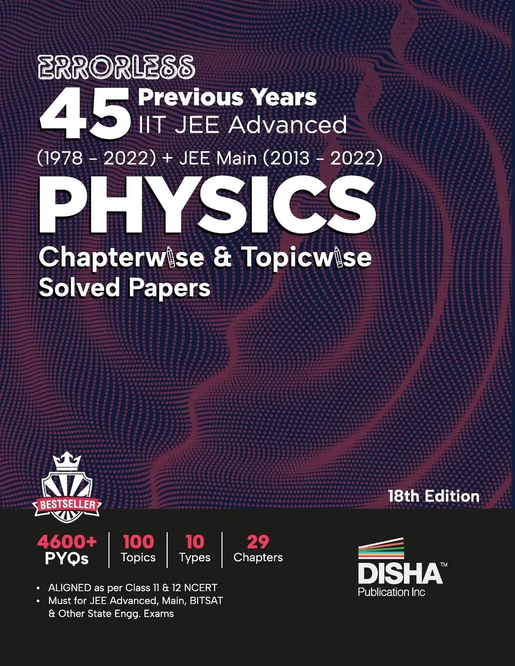 Cover: 9789392552632 | Errorless 45 Previous Years IIT JEE Advanced (1978 - 2021) + JEE...