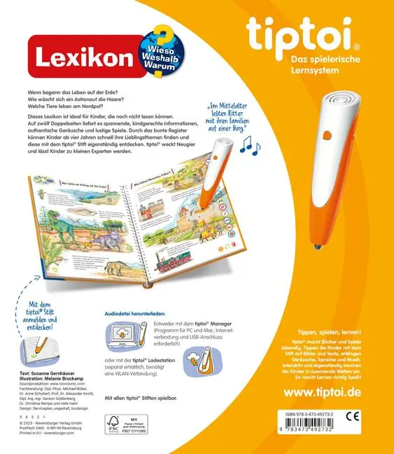 Bild: 9783473492732 | tiptoi® Wieso? Weshalb? Warum? - Lexikon | Susanne Gernhäuser | Buch