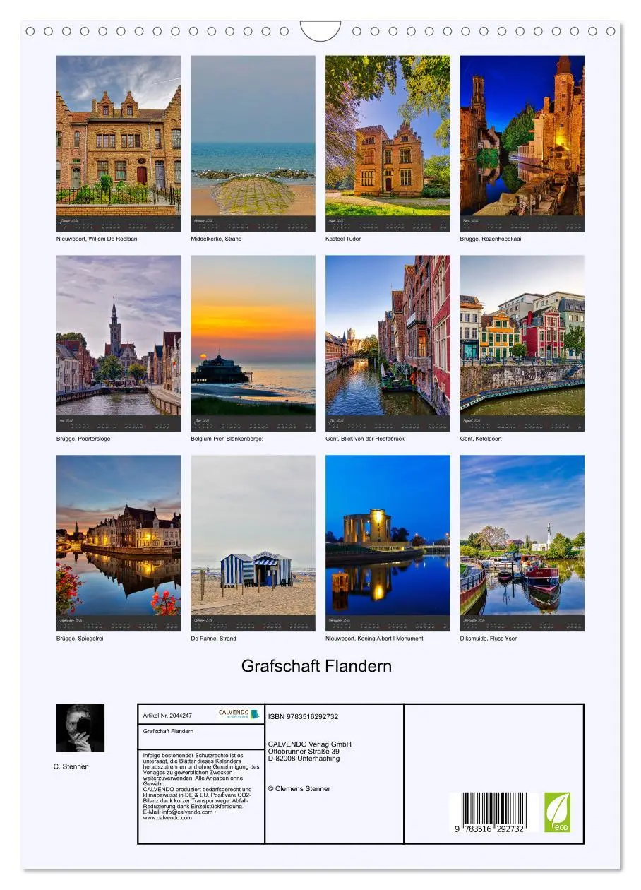 Bild: 9783516292732 | Grafschaft Flandern (Wandkalender 2026 DIN A3 hoch), CALVENDO...