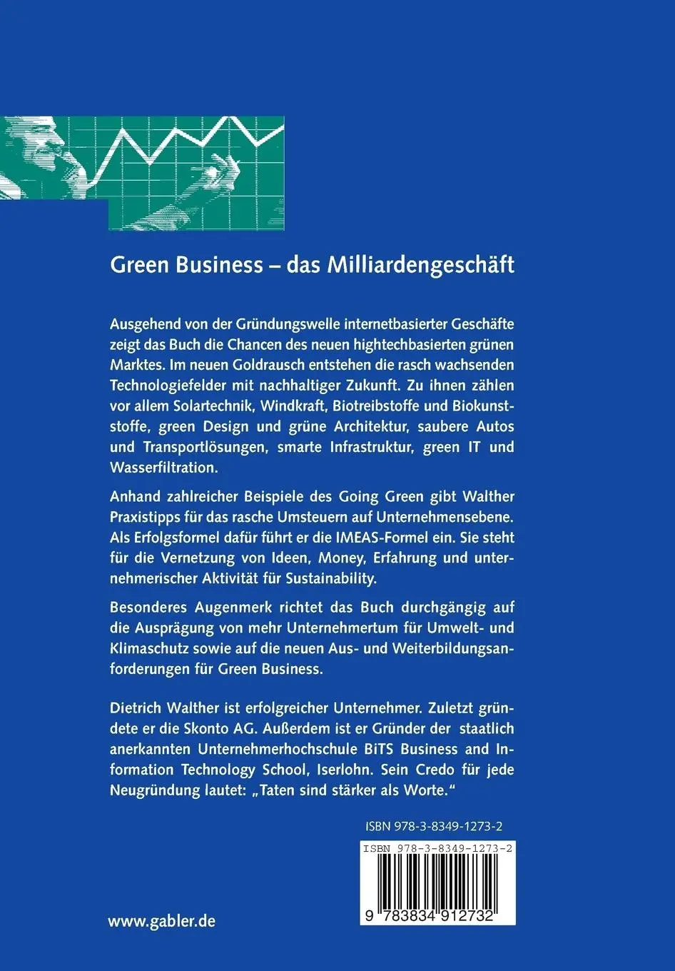 Rückseite: 9783834912732 | Green Business - das Milliardengeschäft | Dietrich Walther | Buch | x