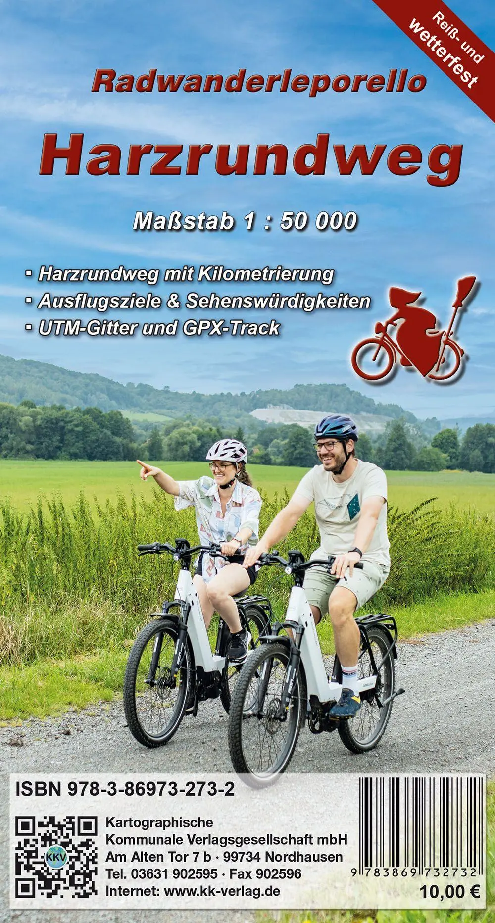 Cover: 9783869732732 | Harzrundweg | Reiß- und Wetterfestes Radwanderleporello | mbH | Buch