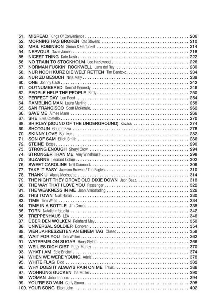 Bild: 9783954562732 | Hitbook Singer-Songwriter - 100 Songs für Ukulele | Edition | Buch