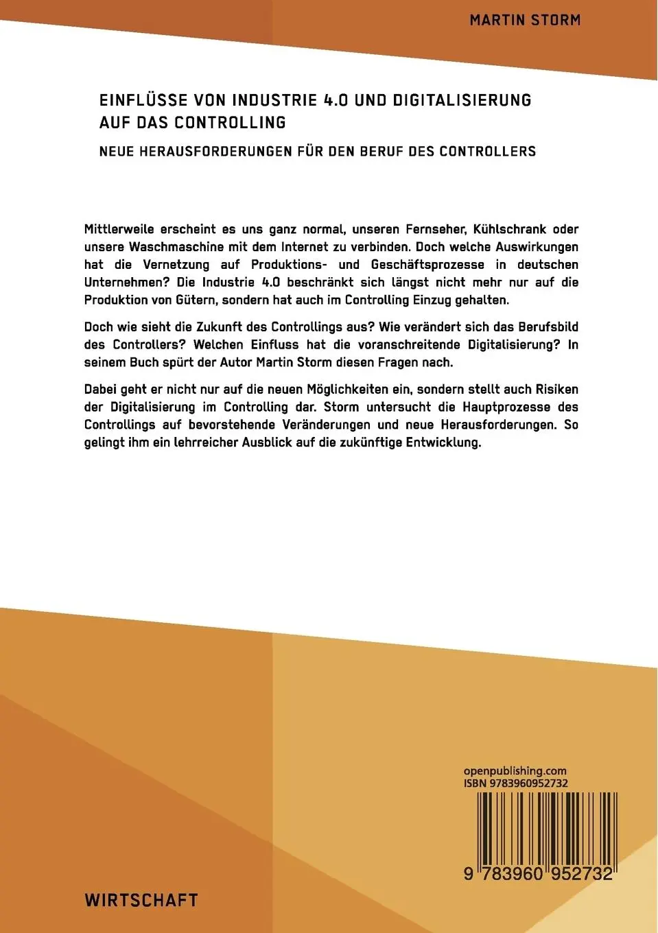 Rückseite: 9783960952732 | Einflüsse von Industrie 4.0 und Digitalisierung auf das...
