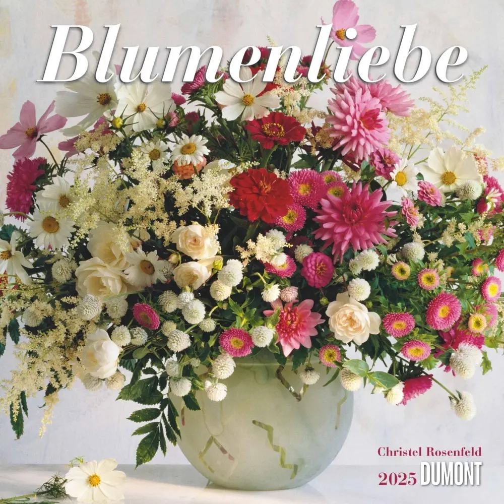 Cover: 4250809652832 | DUMONT - Blumenliebe 2025 Broschürenkalender, 30x30cm, Kalender mit...
