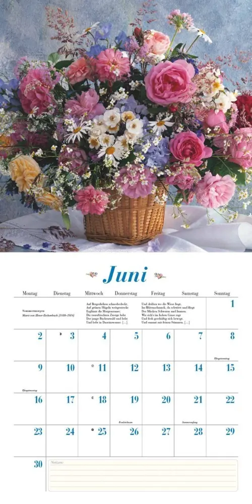 Bild: 4250809652832 | DUMONT - Blumenliebe 2025 Broschürenkalender, 30x30cm, Kalender mit...