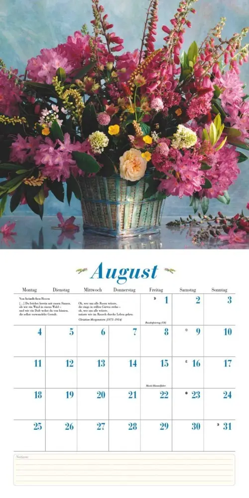 Bild: 4250809652832 | DUMONT - Blumenliebe 2025 Broschürenkalender, 30x30cm, Kalender mit...