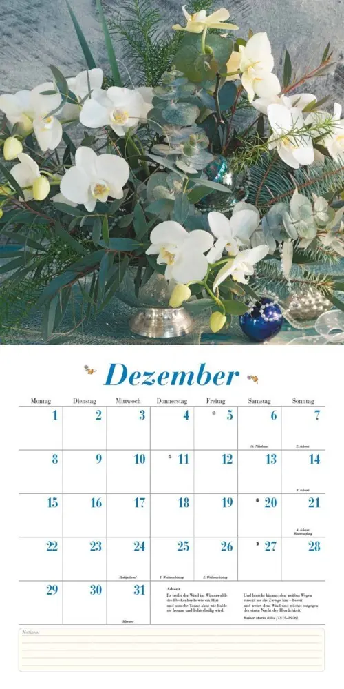 Bild: 4250809652832 | DUMONT - Blumenliebe 2025 Broschürenkalender, 30x30cm, Kalender mit...
