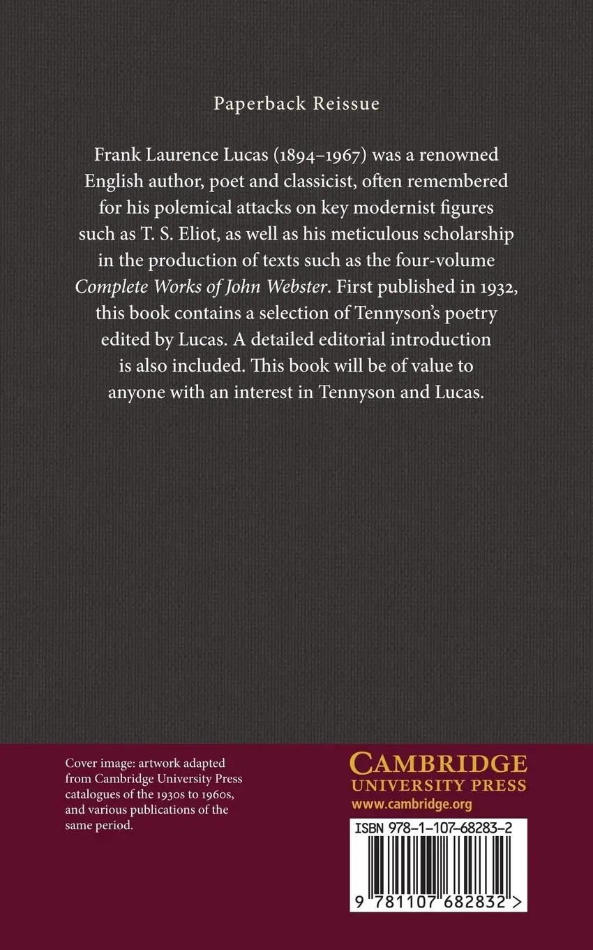 Rückseite: 9781107682832 | Alfred, Lord Tennyson | An Anthology | Alfred Tennyson | Taschenbuch