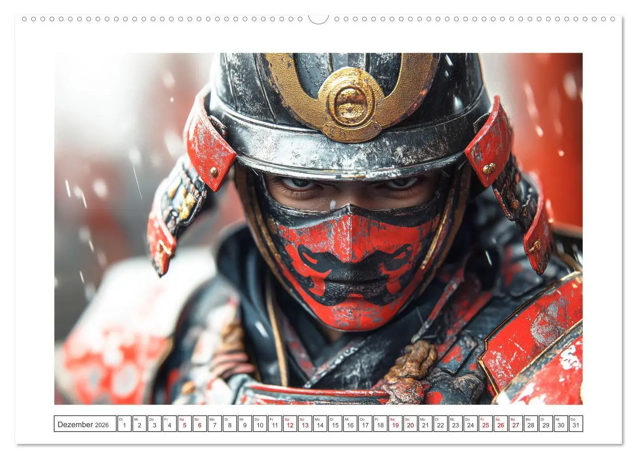 Bild: 9783457332832 | Mein Samurai (hochwertiger Premium Wandkalender 2026 DIN A2 quer),...