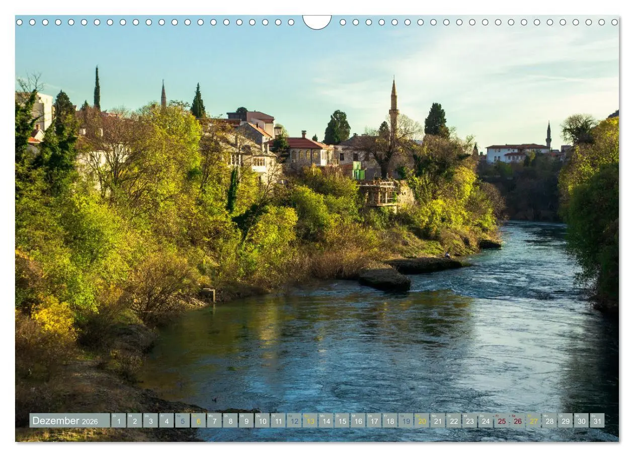 Bild: 9783457402832 | Die Altstadt von Mostar (Wandkalender 2026 DIN A3 quer), CALVENDO...