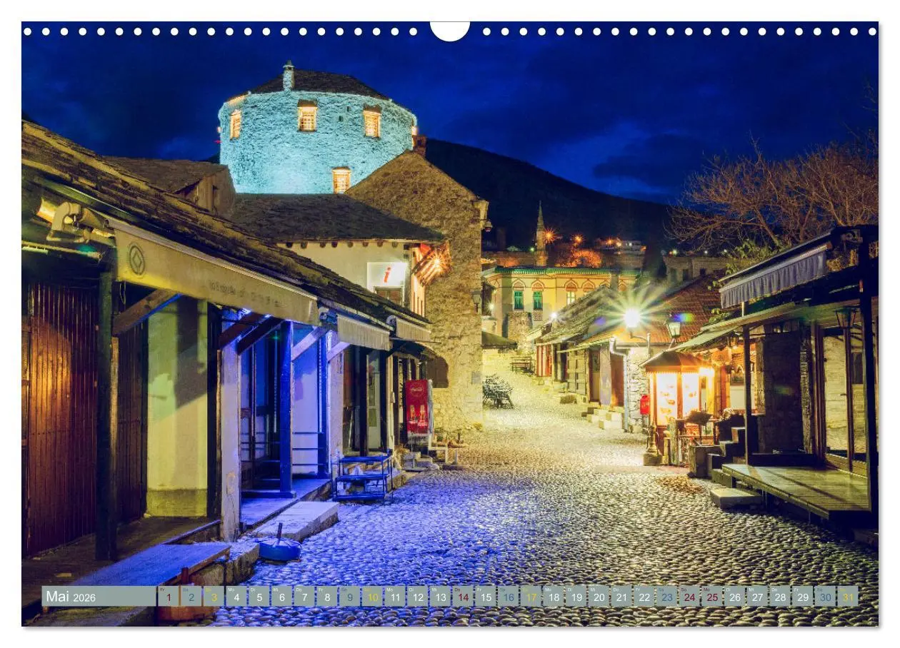 Bild: 9783457402832 | Die Altstadt von Mostar (Wandkalender 2026 DIN A3 quer), CALVENDO...