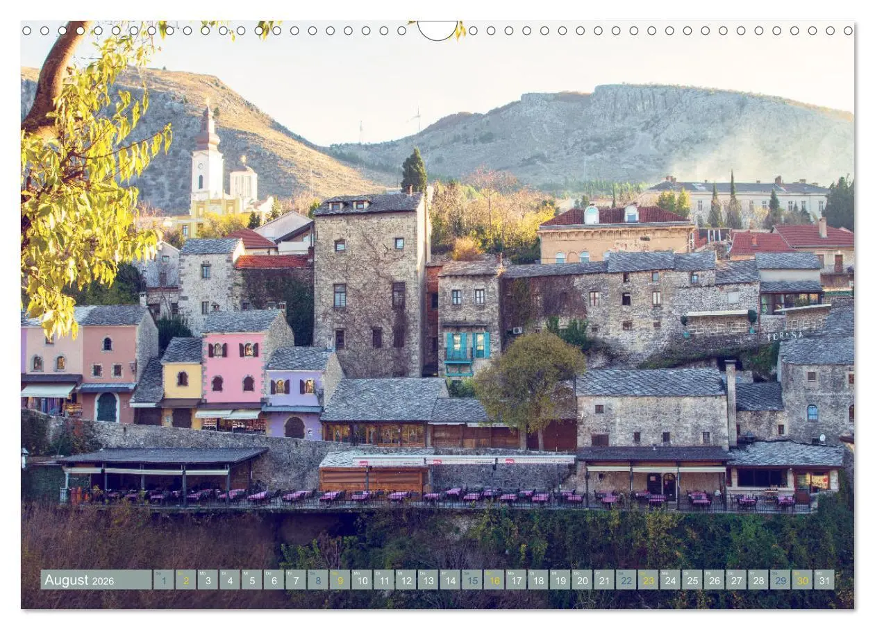Bild: 9783457402832 | Die Altstadt von Mostar (Wandkalender 2026 DIN A3 quer), CALVENDO...