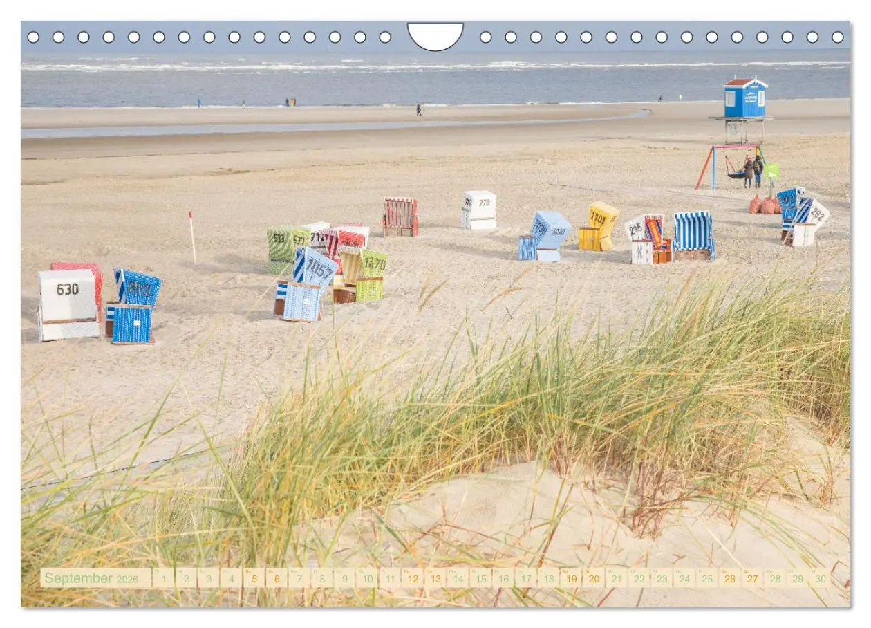 Bild: 9783457642832 | Am Strand von Langeoog (Wandkalender 2026 DIN A4 quer), CALVENDO...