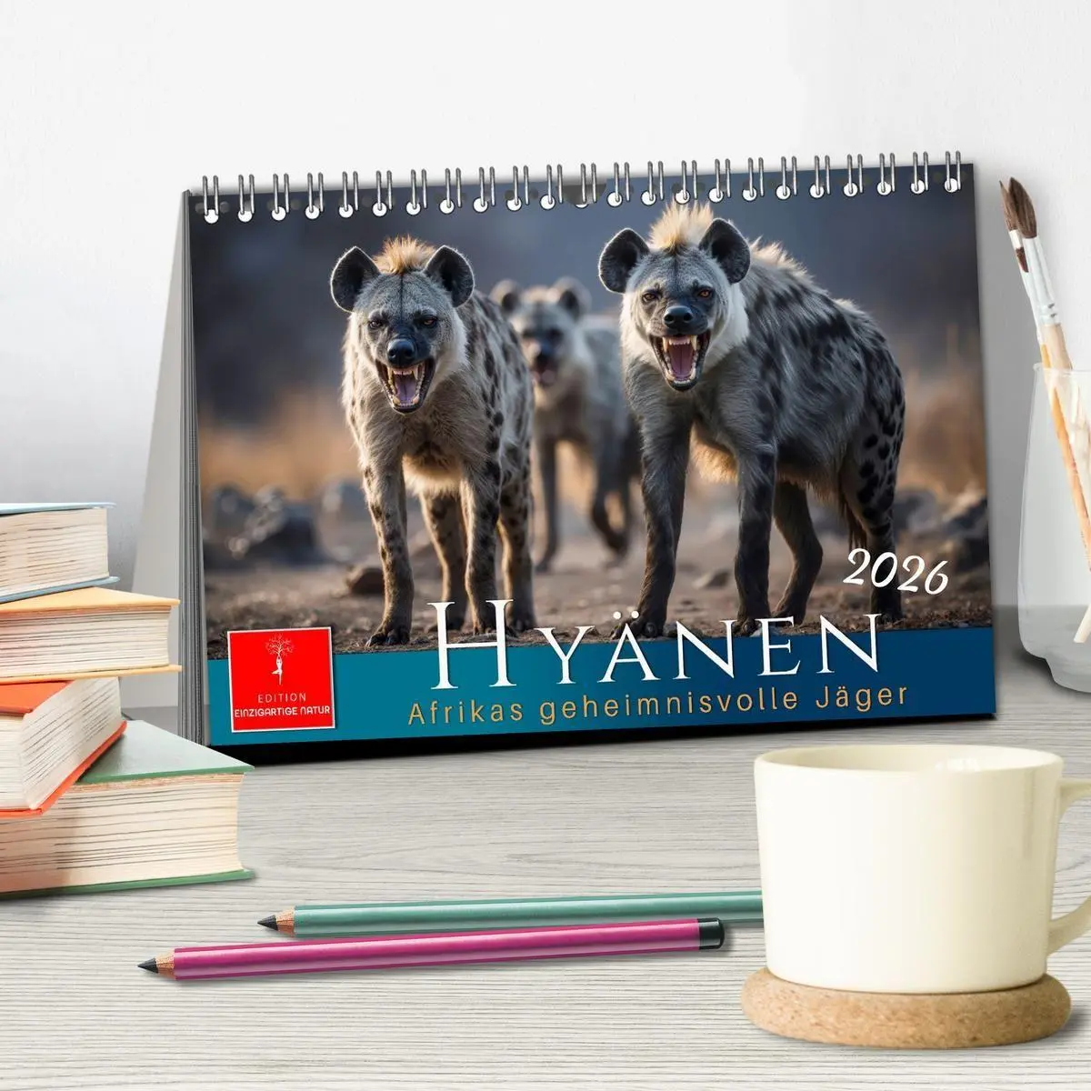 Bild: 9783516732832 | Hyänen - Afrikas geheimnisvolle Jäger (Tischkalender 2026 DIN A5...