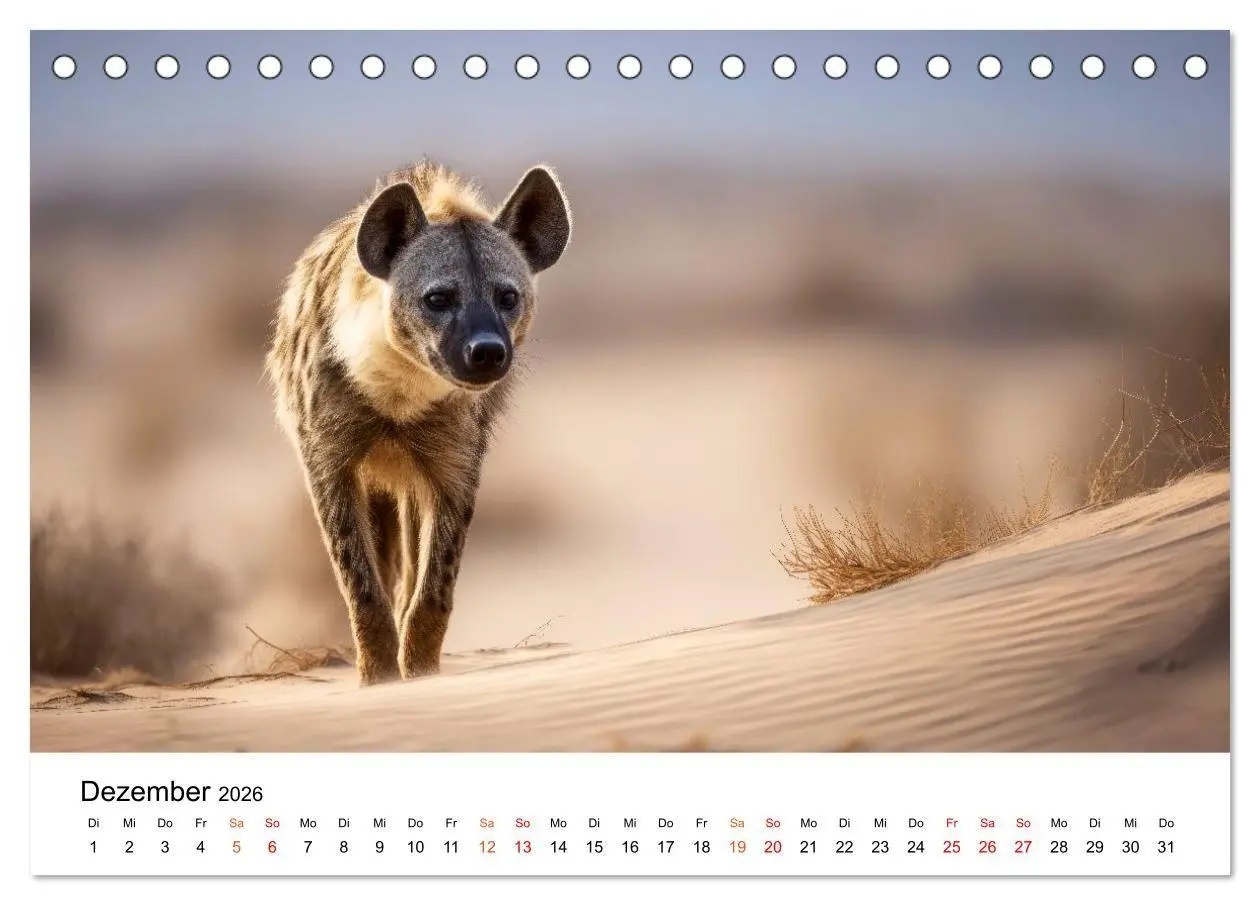 Bild: 9783516732832 | Hyänen - Afrikas geheimnisvolle Jäger (Tischkalender 2026 DIN A5...