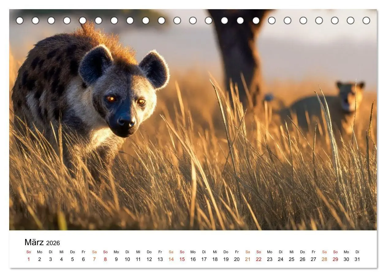 Bild: 9783516732832 | Hyänen - Afrikas geheimnisvolle Jäger (Tischkalender 2026 DIN A5...