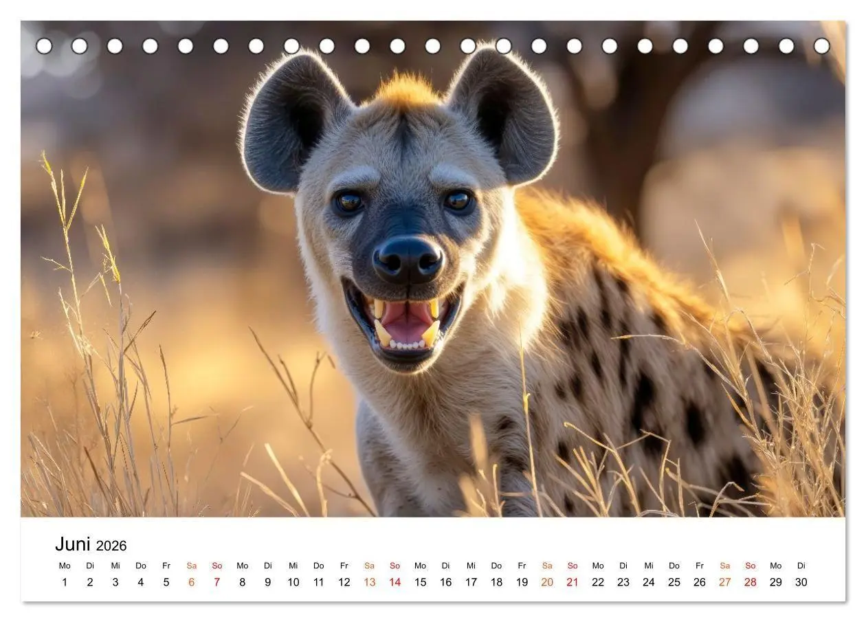 Bild: 9783516732832 | Hyänen - Afrikas geheimnisvolle Jäger (Tischkalender 2026 DIN A5...