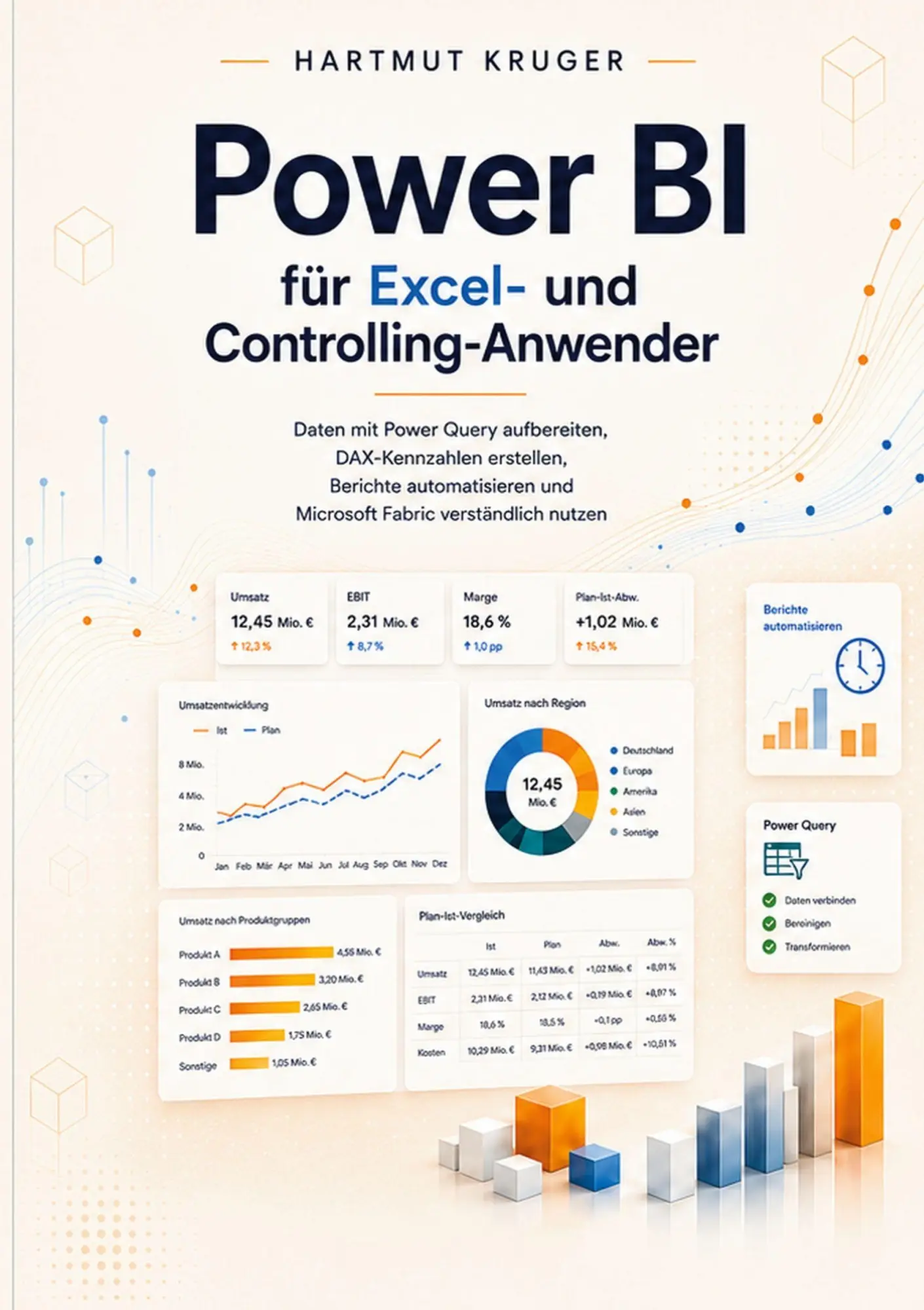 Cover: 9783696782832 | Power BI für Excel- und Controlling-Anwender | Hartmut Kruger | Buch